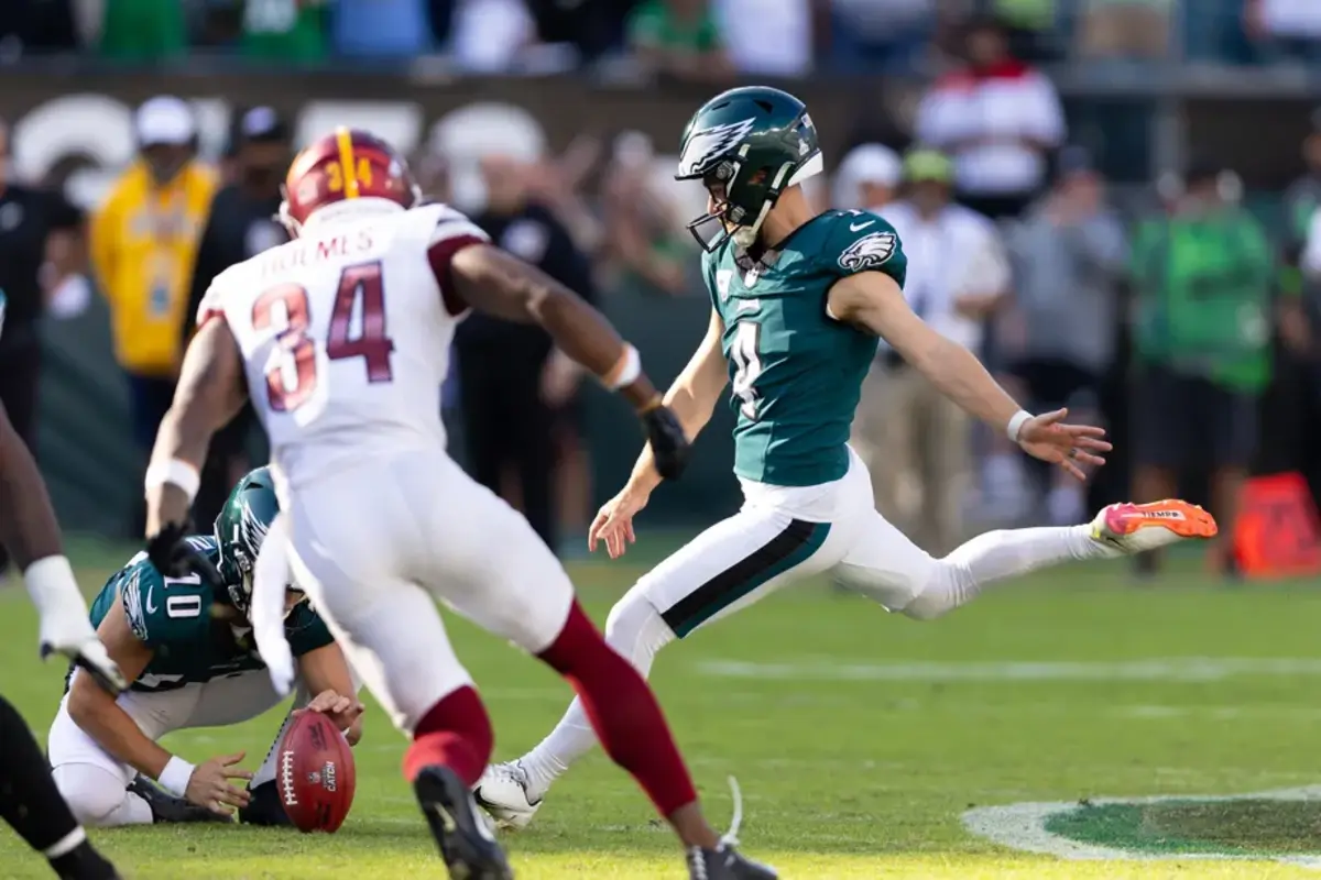 Philadelphia Eagles kicker Jake Elliott.